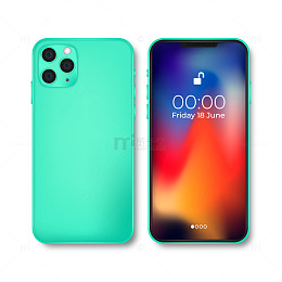 绿背蓝屏智能机样机