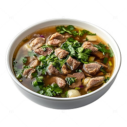 美味的羊肉汤