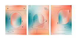 矩形拼接抽象艺术