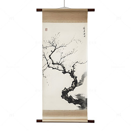 中国古代字画国画花鸟画水墨画