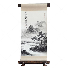 中国山水画古字画