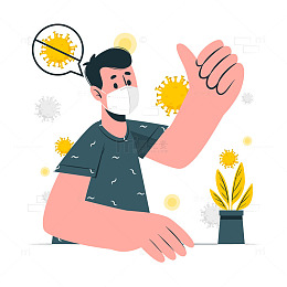 戴口罩预防流感插图