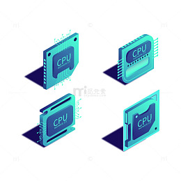 CPU图标的阵列展示