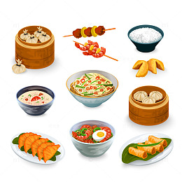 团圆餐桌上的亚洲风味