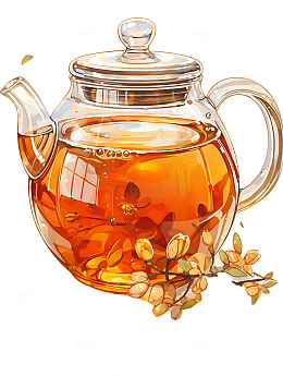 玻璃花茶茶叶茶饮
