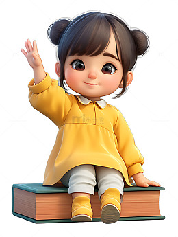 女孩子与书籍阅读