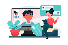 招聘中的视频连线