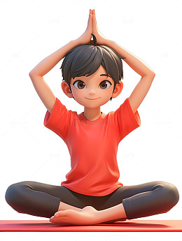 儿童健身锻炼瑜伽