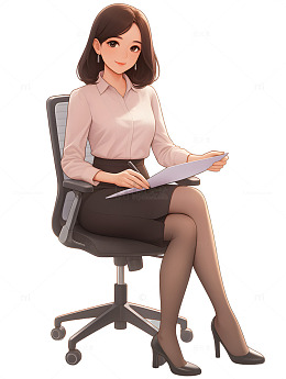 女士办公室办公女郎