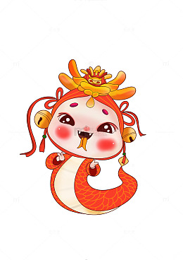 蛇年新春小人物IP小美女