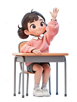 小学生回答问题