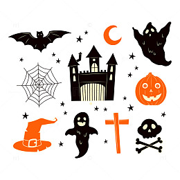 万圣节卡通图标精选集
