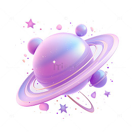 一个紫色梦幻星球