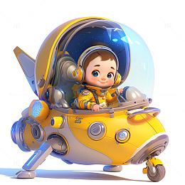 开着宇宙飞船的小孩