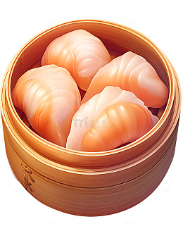 虾饺点心美食