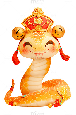 蛇年元素喜庆过新年