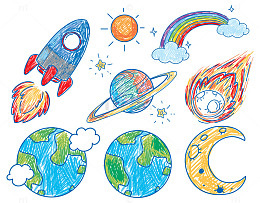 童趣宇宙手绘空间探险集