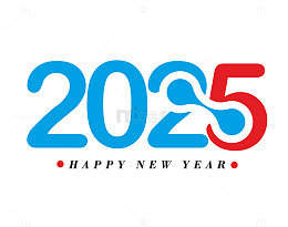 2025年新年简洁设计