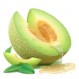 卡通简约哈密瓜