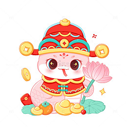 蛇年春节窗贴2025新年装饰粉蛇送福
