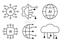 AI技术与应用领域图标