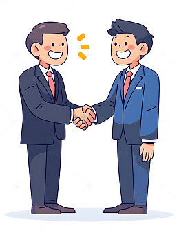 招聘握手聘用