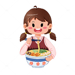 吃饭卡通人物