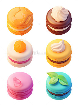 马卡龙糕点点心图标