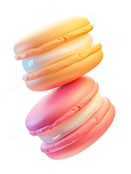 甜品马卡龙点心