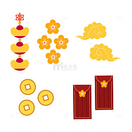 新春佳节装饰品展示图
