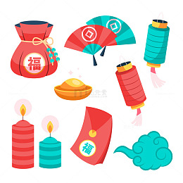 新春庆祝物品集合