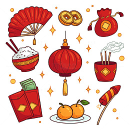 春节吉祥物品集合