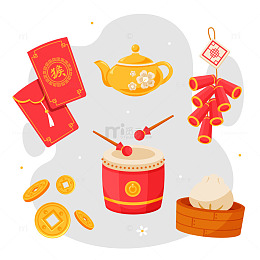新春庆祝物品