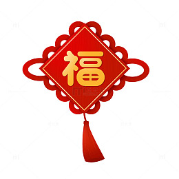 简约中国结新年装饰