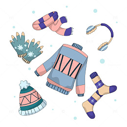冬日雪花保暖服饰集锦