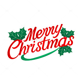 圣诞节快乐英文装饰标题