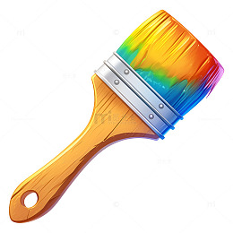 卡通简约画笔刷