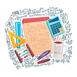 数学创意学习插画