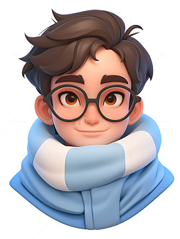 冬天男生头像卡通