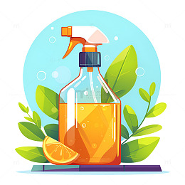 卡通简约一个喷水壶