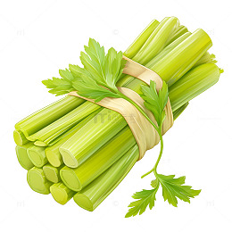 卡通简约一捆芹菜