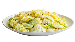 一大盘炒白菜