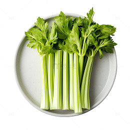 美味的一盘芹菜