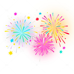 2025新年春节节日烟花爆竹礼花