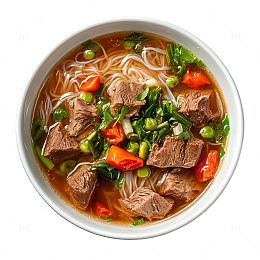 美味的牛肉米线