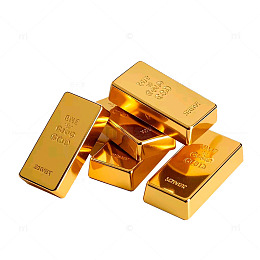 堆放黄金金砖