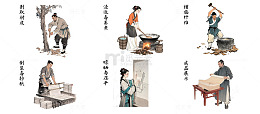 古法纸张制作工艺流程图