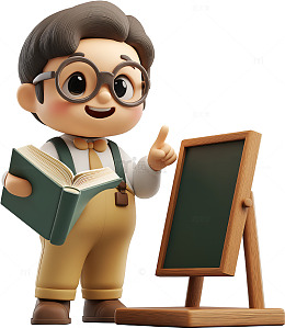3D教授卡通