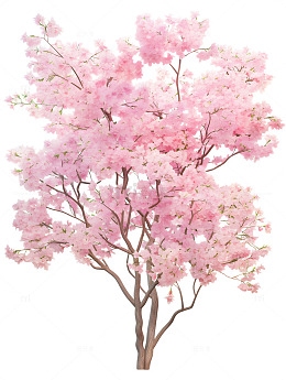 桃花树植物春天自然