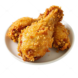 金黄酥脆的炸鸡翅